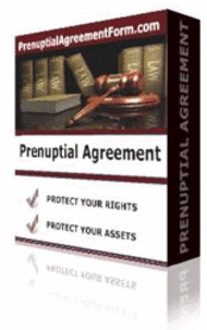 Prenuptial Agreement Form screenshot